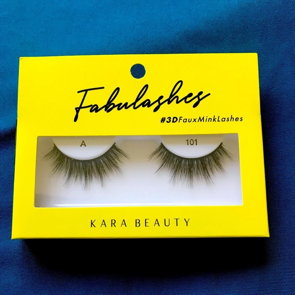 Lashes Faux Fabulashes 3DFaux MinkLashes Eight pairs (8) by Kara Beauty